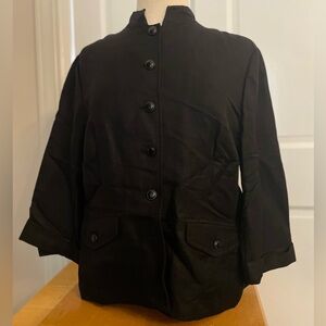 Women’s Emma James Black Long Sleeve Button Up Size 10